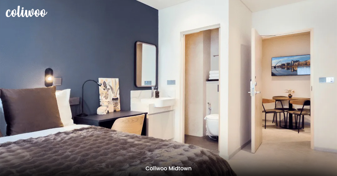 Modern Coliwoo studio room used as temporary HIP housing.